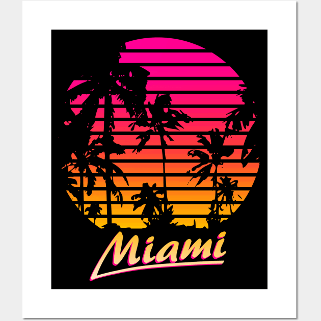 Miami Wall Art by Nerd_art